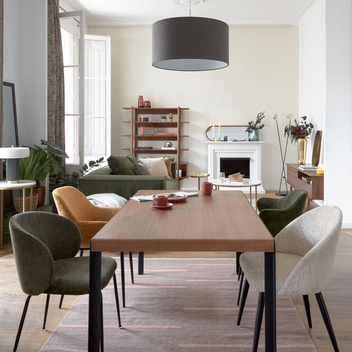 Kave Home Konna Eetkamerstoel - Mosterdgeel