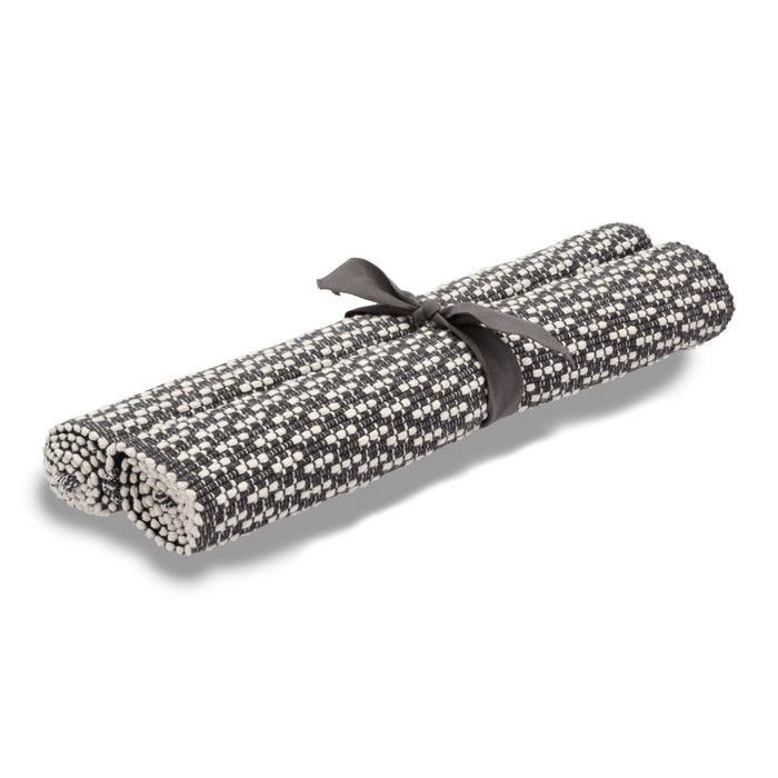 Södahl Graphic Placemat 33 x 48 cm - Wit/Grijs - 2 st.