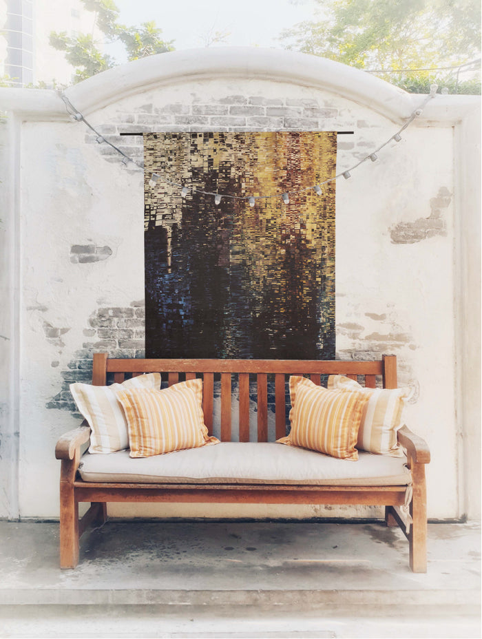 Urban Cotton - Drops Medium - Wandkleed Outdoor