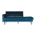 WOOOD Rodeo Daybed Links - Velvet -  Blauw