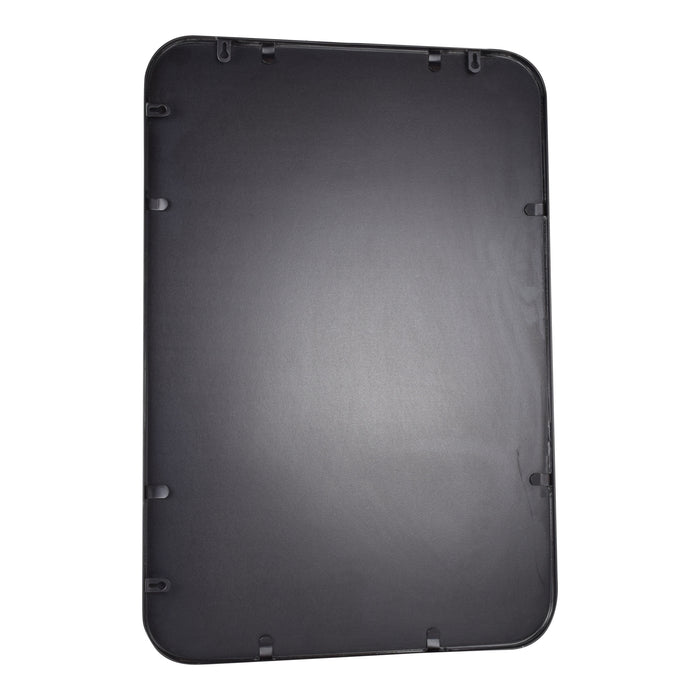 Fragix Boston Spiegel Rechthoekig - Zwart - Metaal - 90x60