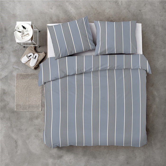 Byrklund - Dekbedovertrek Get-away - 200x220 - Blauwgrijs