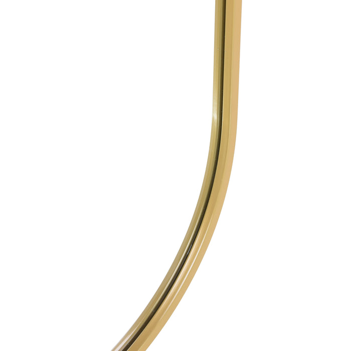 Fragix Boston Spiegel Ovaal - Goud - Metaal - 80x50