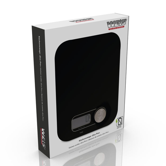 Keukenweegschaal, Zwart – Weis | Eco Pro