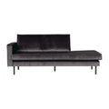 WOOOD Rodeo Daybed Links - Velvet -  Antraciet