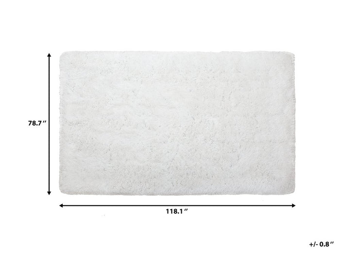 Beliani - CIDE - Shaggy vloerkleed - Wit - 200 x 300 cm - Polyester