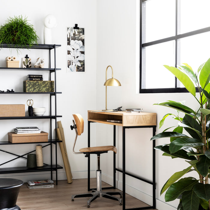 by fonQ basic Sleek Stellingkast B 94 cm - Ash Black