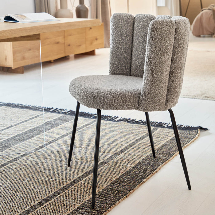 Kave Home Aniela Eetkamerstoel - Grijs