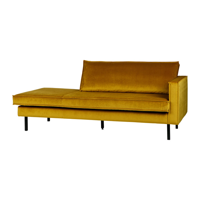 WOOOD Rodeo Daybed Rechts - Velvet -  Oker