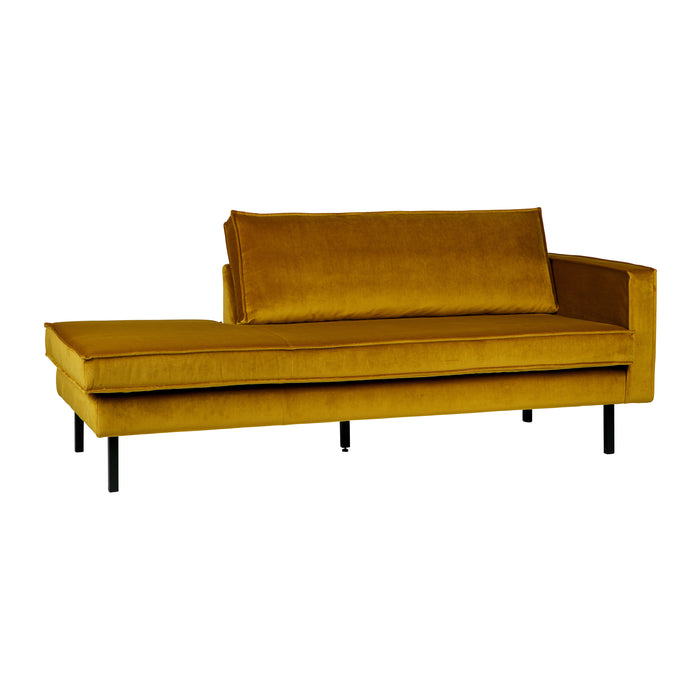 WOOOD Rodeo Daybed Rechts - Velvet -  Oker