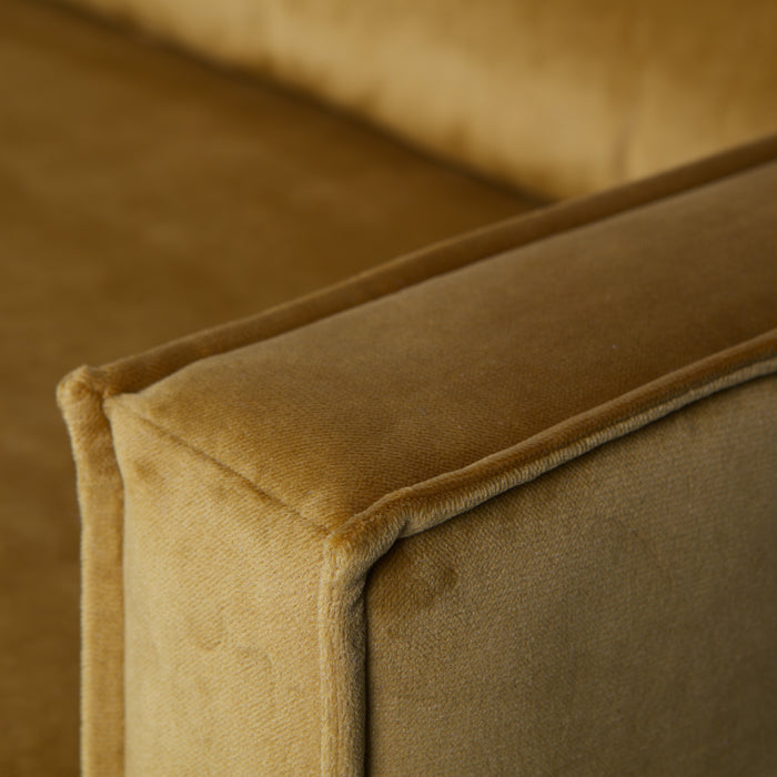 WOOOD Rodeo Daybed Rechts - Velvet -  Oker