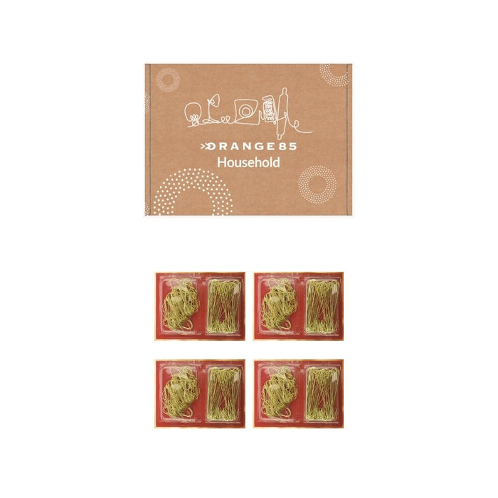 Orange85 Kerstbalhaakjes 6cm en 3cm 4x