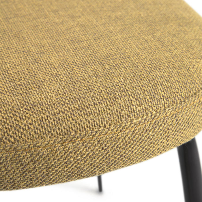 Kave Home Anoha Eetkamerstoel - Mosterdgeel