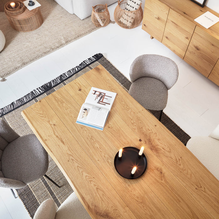 Kave Home Ciselia Eetkamerstoel - Lichtgrijs