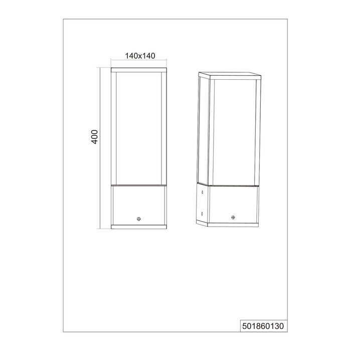 Trio Garonne Sokkellamp