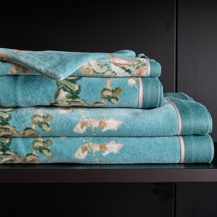 Beddinghouse x Van Gogh Museum Blossom Strandlaken 100 x 180 cm - Blauw