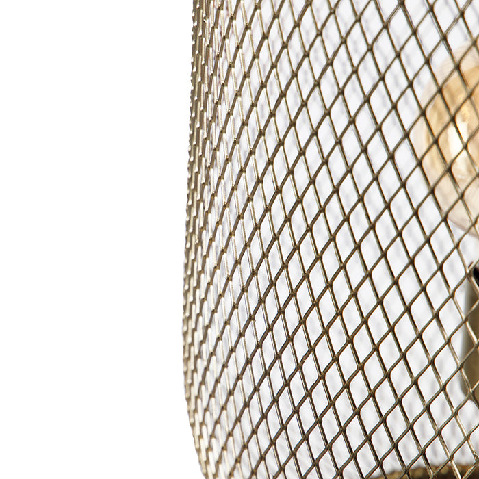 QAZQA Vloerlamp waya - Goud|messing - Modern - D 40cm