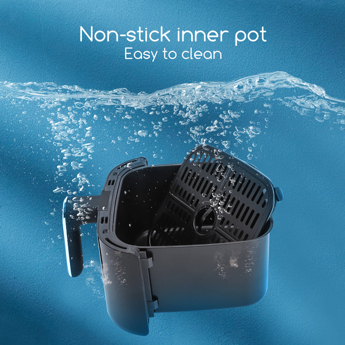 Aigostar Odin 30YCN - Airfryer - Hetelucht Friteuse - 1400W - Zwart