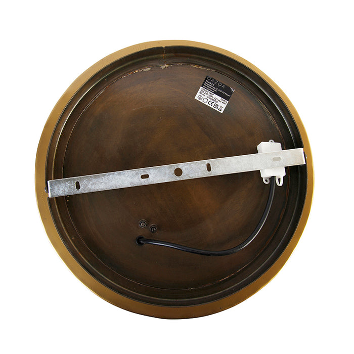QAZQA Industriële plafondlamp brons 35 cm - Barril