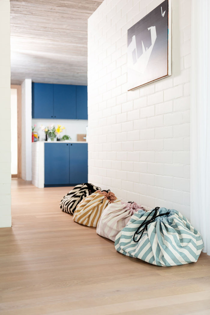 Play & Go Stripes Black toy storage bag