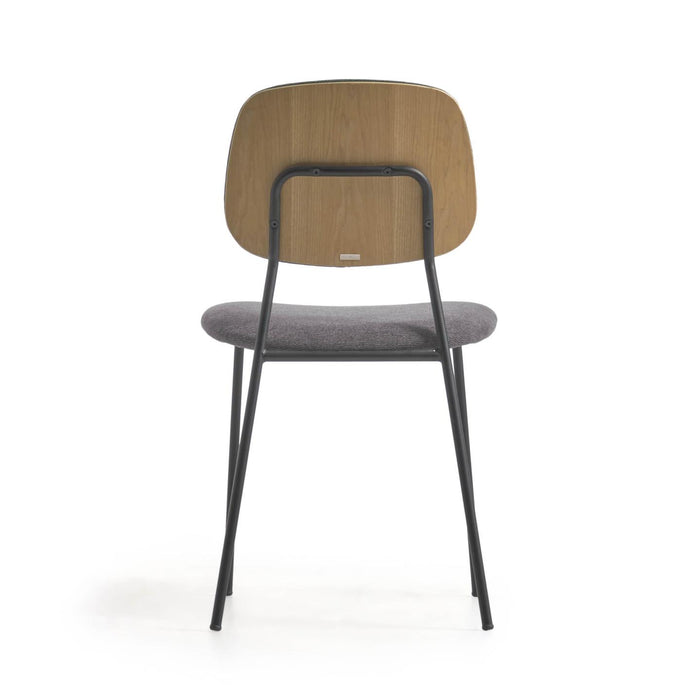 Kave Home Benilda Eetkamerstoel - Donkergrijs