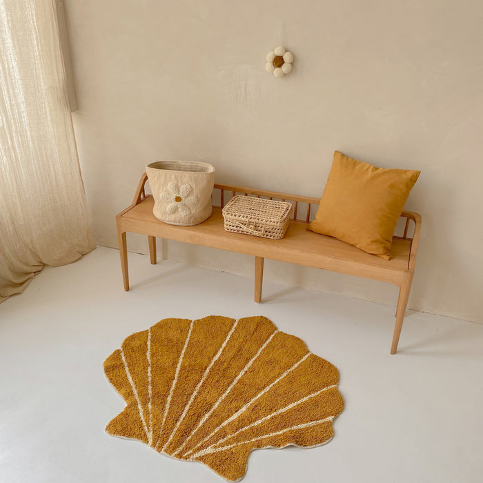 Á la Shell Vloerkleed - Large - Mustard