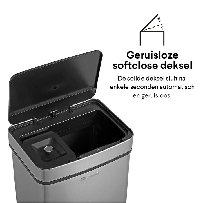 Homra Nexo Afvalemmer 72 Liter (48+12+12 Liter)