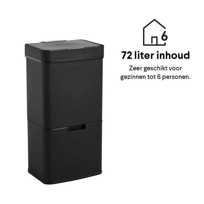 Homra Nexo Afvalemmer 72 Liter (48+12+12 Liter)