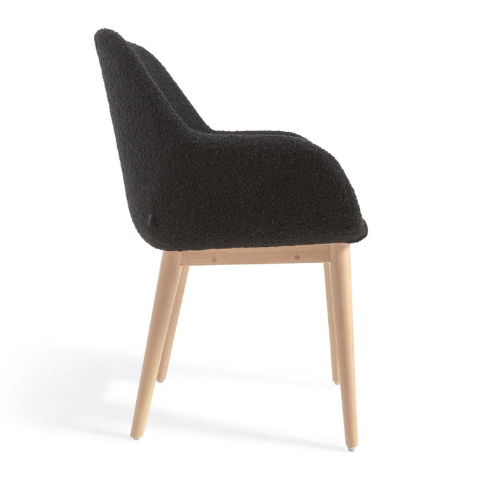 Kave Home Konna Eetkamerstoel - Zwart