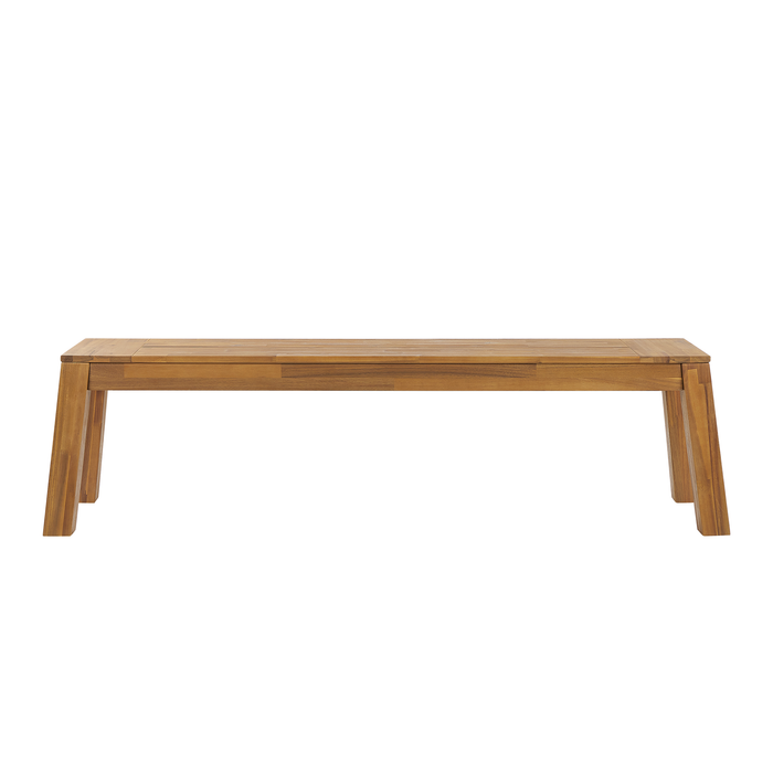 Beliani - LIVORNO - Tuinbank - Lichte houtkleur - Acaciahout