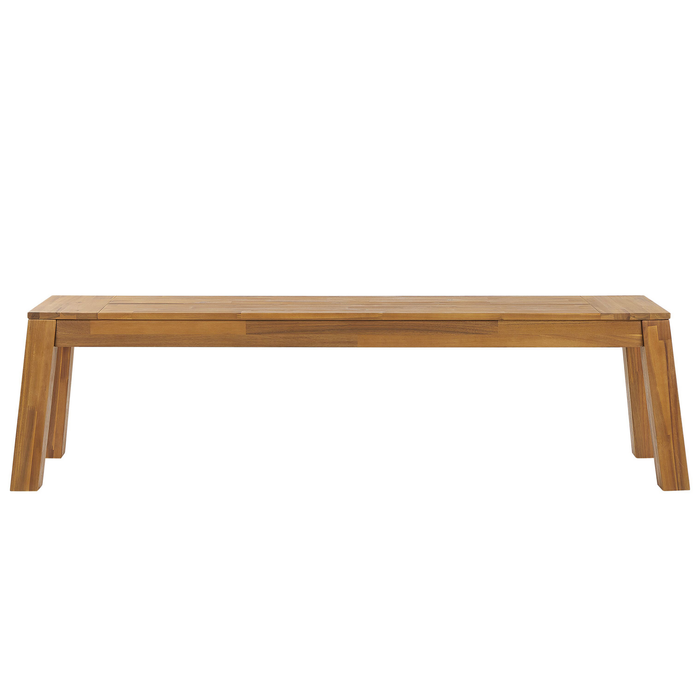 Beliani - LIVORNO - Tuinbank - Lichte houtkleur - Acaciahout