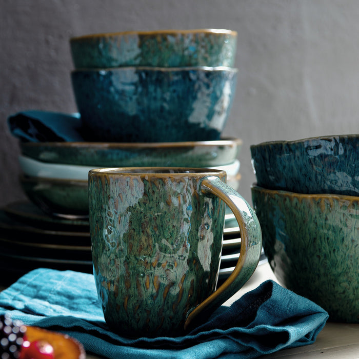 Leonardo Matera Serviesset 18-delig - Blauw