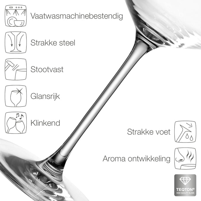 Leonardo Puccini XL Rode Wijnglazen 0,75 L - 6 st.