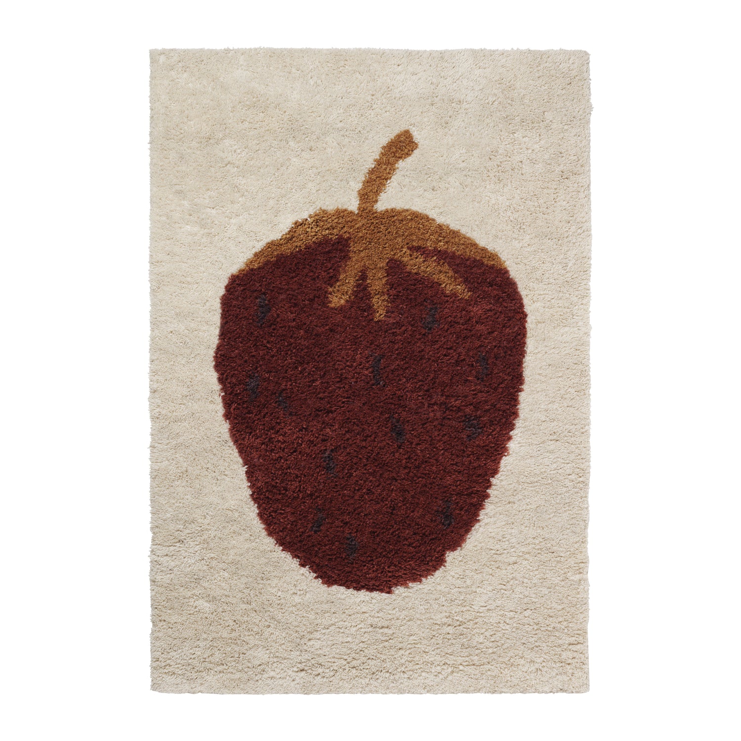 Ferm Living Fruitcana Tufted Strawberry Vloerkleed 80 x 120 cm