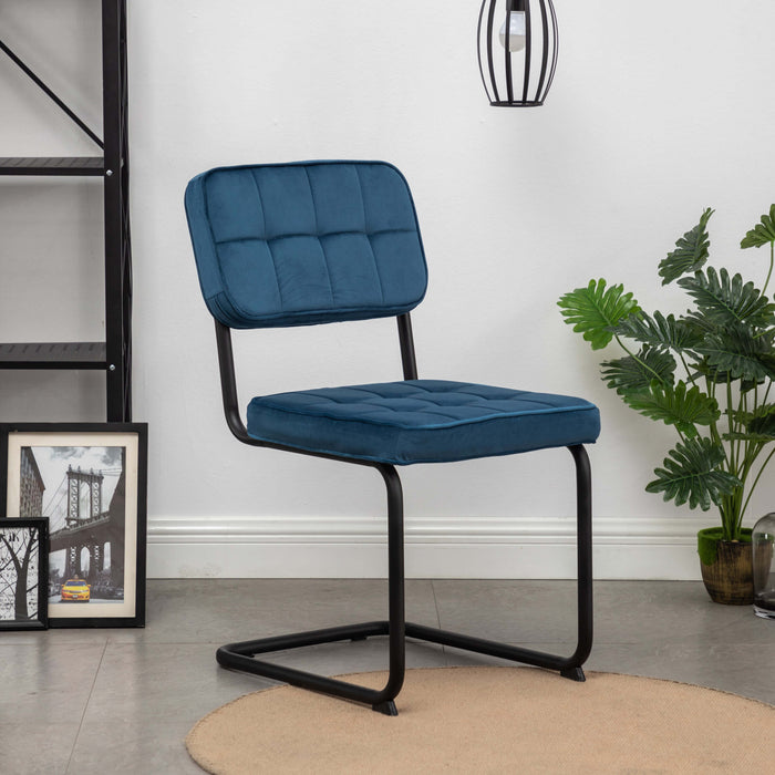 Furnihaus Eetkamerstoelen Set van 2 Flexa - Blauw