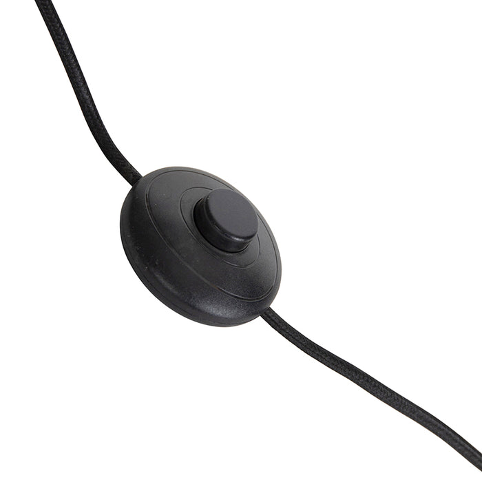 QAZQA Oosterse vloerlamp tripod rotan - Straw