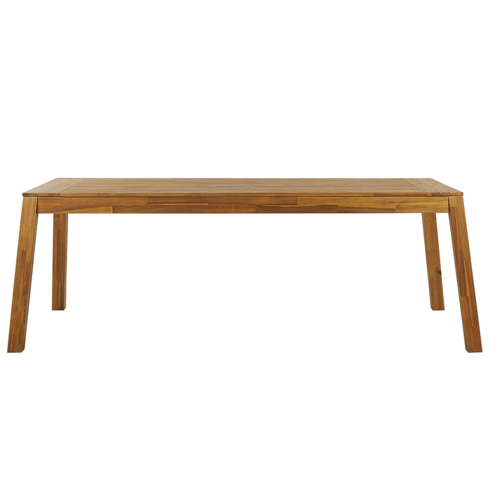 Beliani-LIVORNO -Tuinset voor 6 2 banken-Lichte houtkleur-Acaciahout