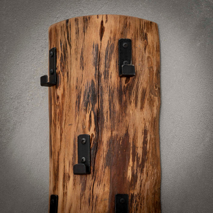 D - Hoyz - Kapstok Boomstam - 8 haken - Hout