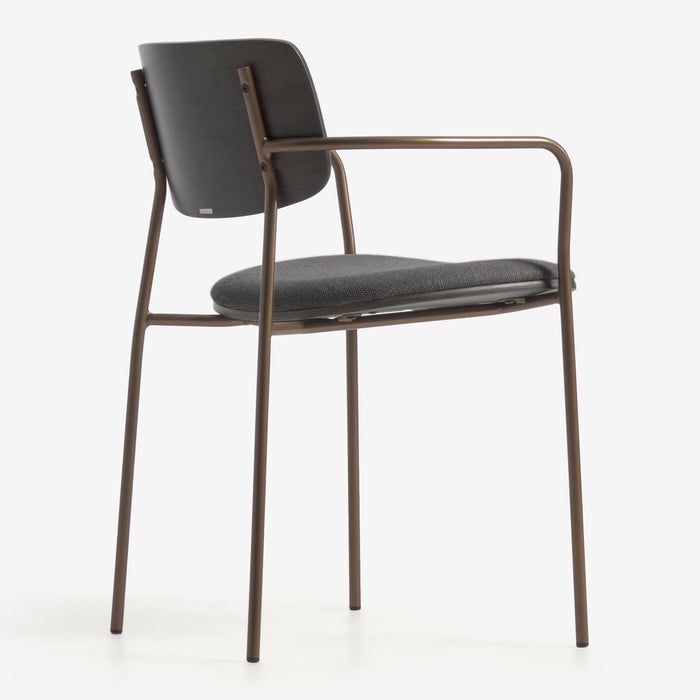 Kave Home - Stapelbare stoel Maureen van multiplex populierenhout in