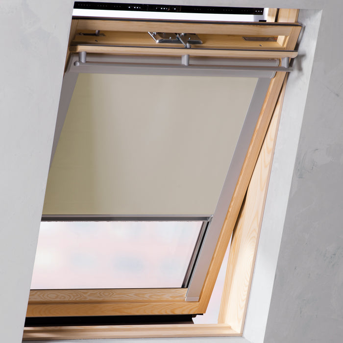 Rollit Yara Skylight Gordijn Beige Verduisterend