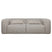 WOOOD Bean 3,5-zitsbank - Polyester - Light Grey