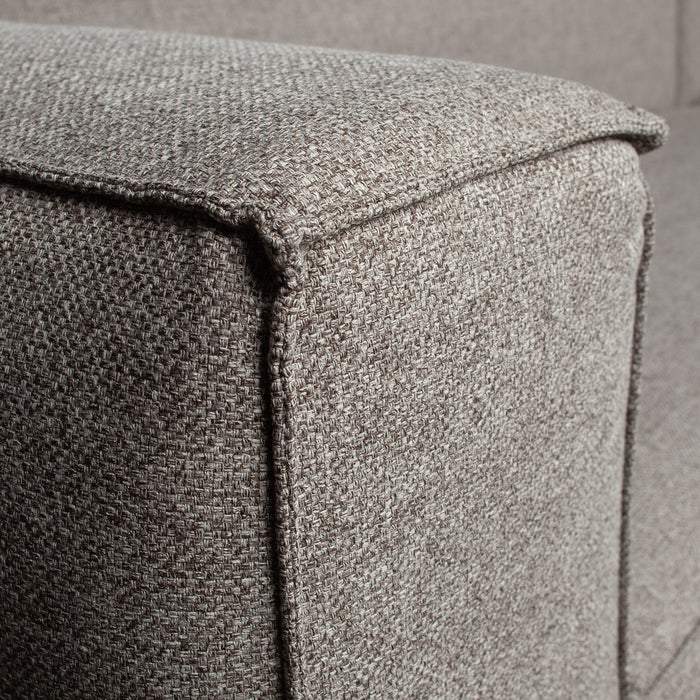 WOOOD Bean Hoekbank met Chaise Longue Links - Melange - Light Grey