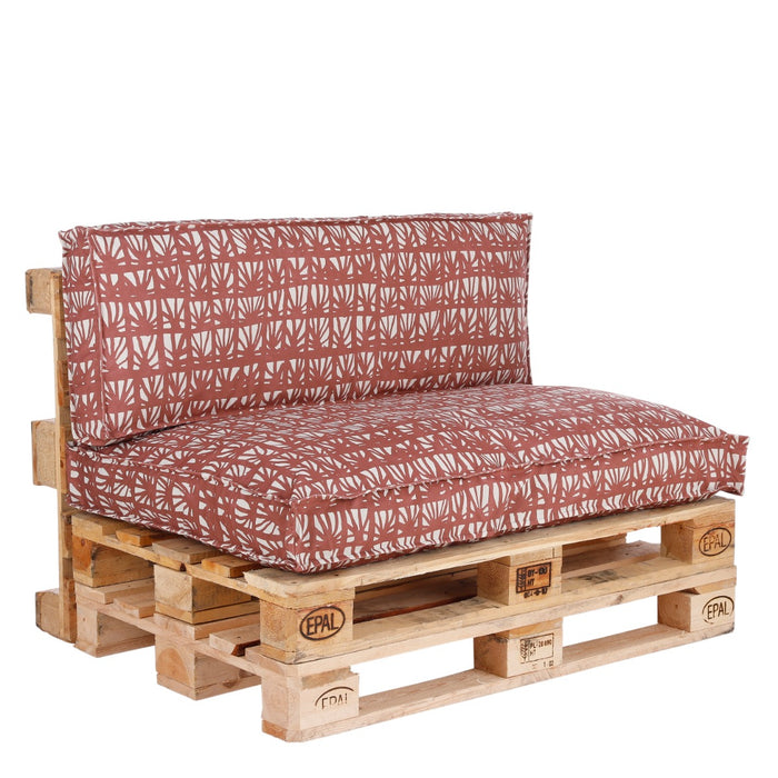 In The Mood Collection Palletkussens - L120 cm - Terracotta