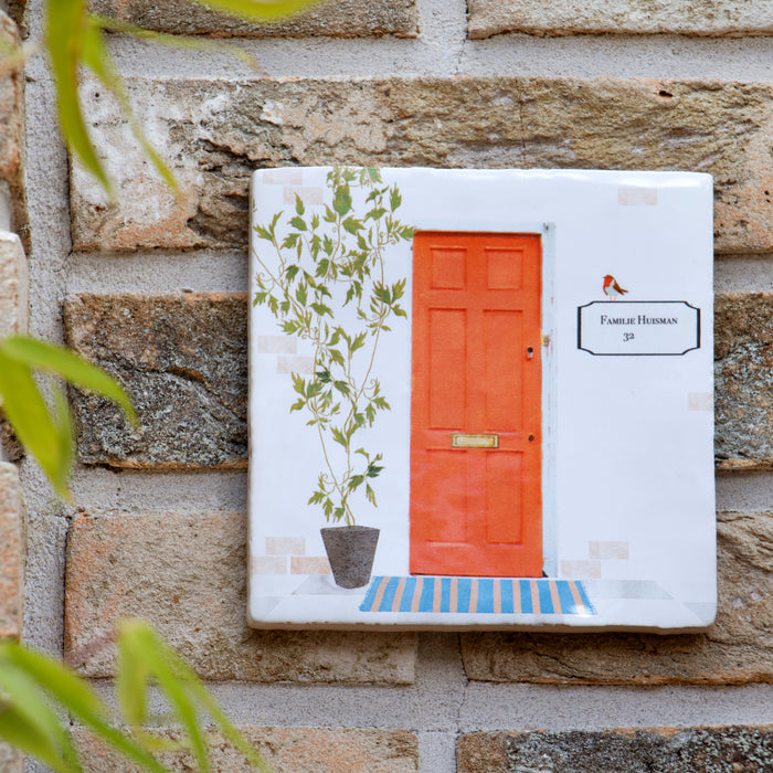 StoryTiles Knock Knock Who's There? Wandtegel 10 x 10 cm