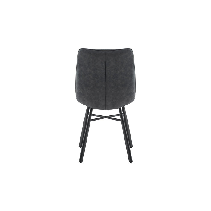 Furnihaus Eetkamerstoel Dexx - Antraciet - Set van 4