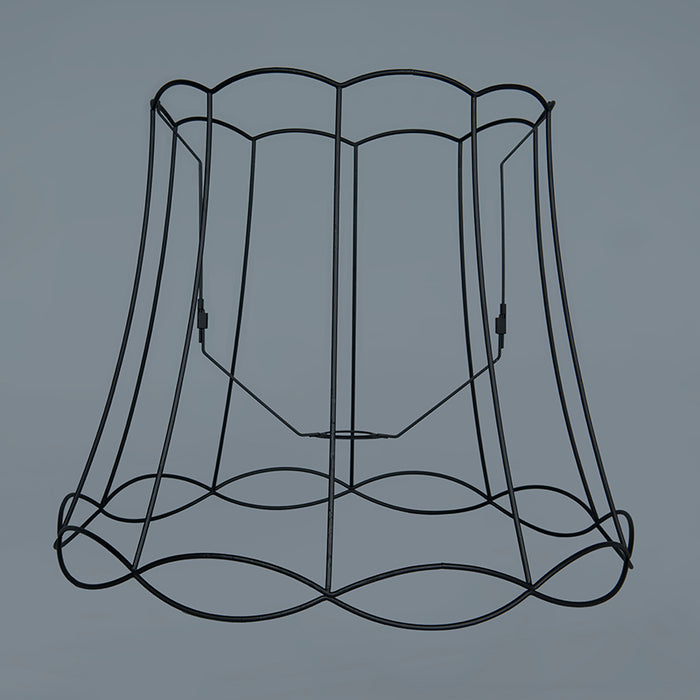 QAZQA Set van 2 retro hanglampen zwart 50 cm - Granny Frame