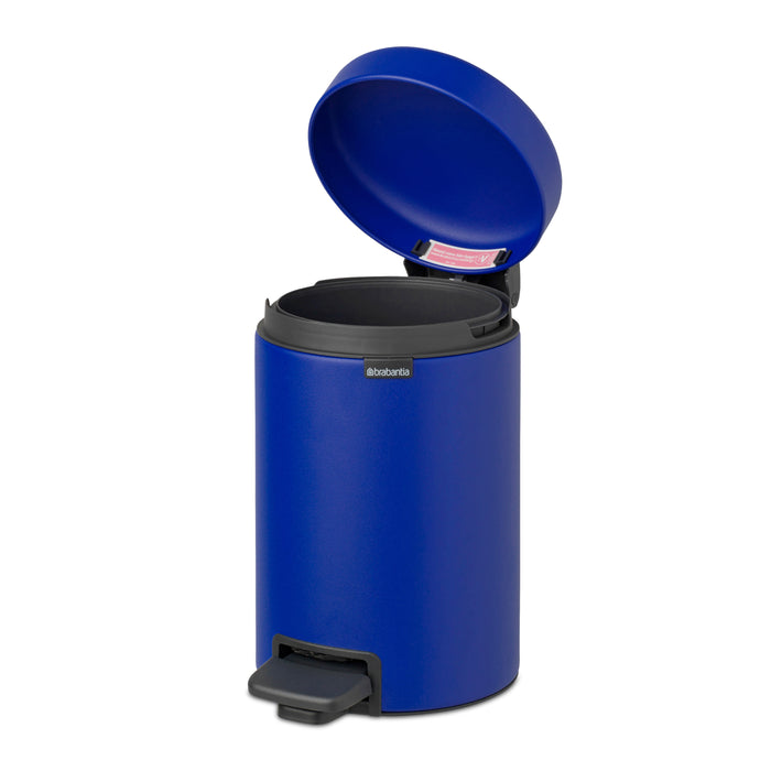 Brabantia NewIcon Pedaalemmer 3 L- Mineral Powerful Blue