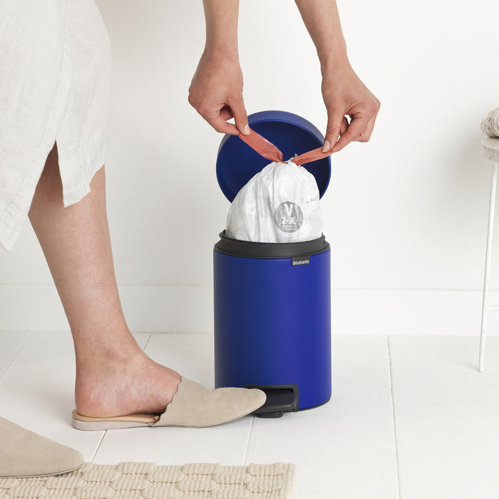 Brabantia NewIcon Pedaalemmer 3 L- Mineral Powerful Blue