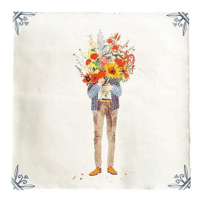 StoryTiles All You Need IsÖ Flowers Wandtegel 13 x 13 cm