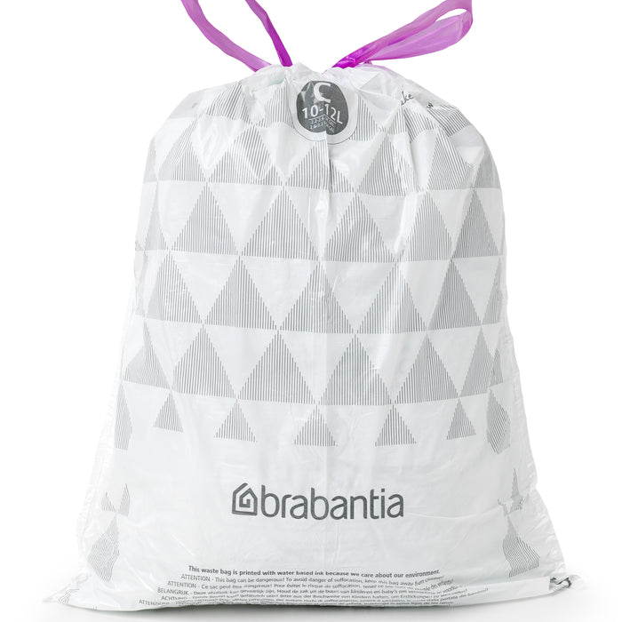 Brabantia Type C PerfectFit Afvalzak 10-12 Liter - 20 zakken